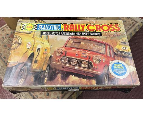 Vintage Scalextric Rally Cross set complete 