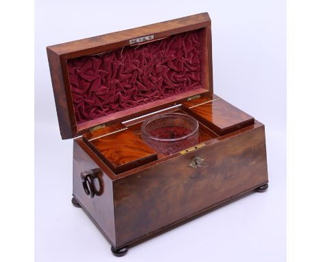 A William IV Sarcophagus tea caddy&nbsp;