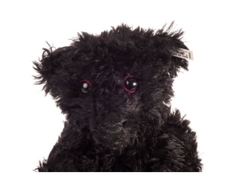 A Steiff Limited Edition Replica Teddy Bear 1912 Black 40, in original box with certificate, 2137 of 7000, 1992