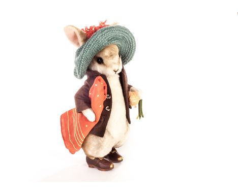 A R. John Wright Dolls Inc. Beatrix Potter Benjamin Bunny, in original box, 443 of 1500 - 11in (28cm) high