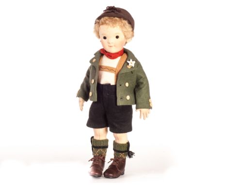 A R. John Wright for Steiff Lukas Kinder doll, limited edition 107 of 500, in original box, 2007