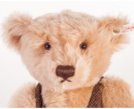 A Steiff Limited Edition British Collector’s Blond 43 Teddy Bear, in original box with certificate, 1018 of 3000, 1996