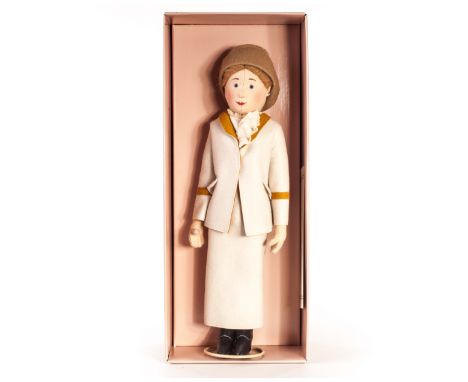 A Steiff Limited Edition Replica Tennis lady Betty, 1262 of 3000, in original box with certificate, 1986