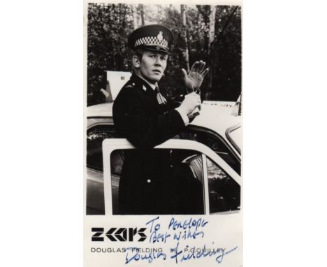  
SCREEN DETECTIVES: An excellent selection of signed postcard photographs and slightly larger, 8 x 10s etc, by various actor