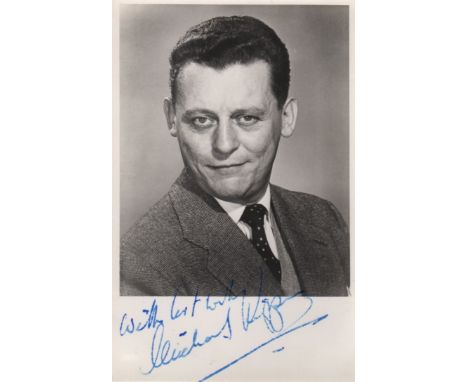 
HAMMER HORROR: Selection of signed postcard photographs and slightly larger, 8 x 10s etc., a few vintage, by various actors