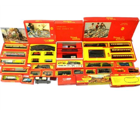 Triang-Hornby OO Sets, Locos and rolling stock: RS.2 Train set in original condition (damaged box lid) with Princess loco and