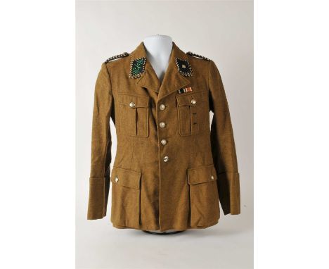 A German Third Reich SA Service Tunic (Dienstrock) for a Scharführer in the Niederrhein, Berlin &amp; Brandenburg regions the