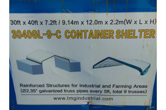 You Are Bidding On A Container Shelter 30 W X 40 L X 7 2 H P No 3040gl 9 C This Container Shel