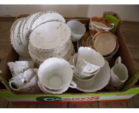 Victorian continental part tea service and two Japanese part tea services