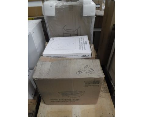 ***BUSINESS RECOVERY &amp; INSOLVENCY DIRECT***WASH BASIN, WALL HUNG WC, TOILET SEAT AND UNDER SINK UNIT