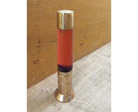 1970s Crestworth copper Lava lamp