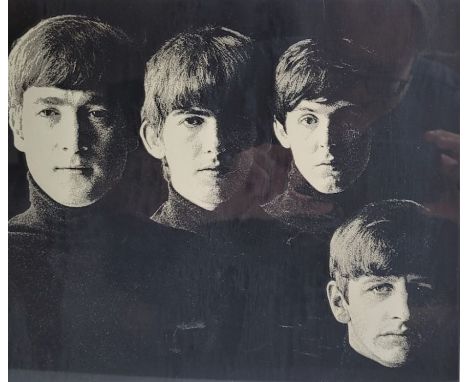 Beatles interest: Bob Freeman (1936-2019), a "With The Beatles" album cover artists proof print, signed in pencil to margin l