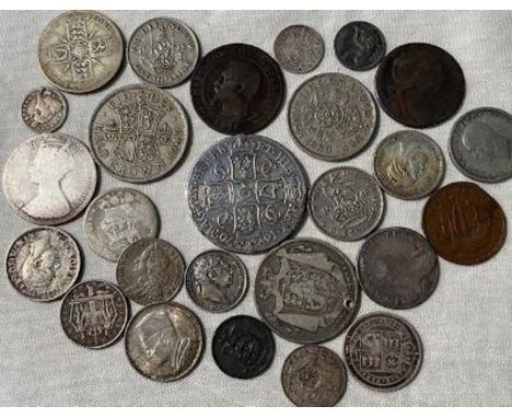 A collection of silver and other coins, collectable grade&nbsp;