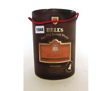 A Bell's 12 years old Fine  Old Scotch Whisky Bell Decanter by Wade with Carton 43% 75cl