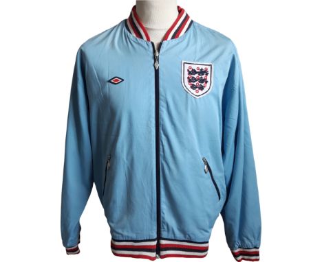 ENGLAND 1970 WORLD CUP TRACKSUIT TOP
England 1970 World Cup tracksuit top manufactured by Umbro as part of their Sportswear I