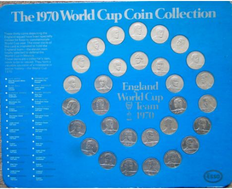 ESSO 1970 ENGLAND WORLD CUP COIN COLLECTION