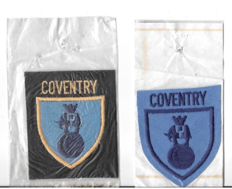 VINTAGE COVENTRY CITY SEW ON BLAZER BADGES&nbsp;
Still in original packets&nbsp;