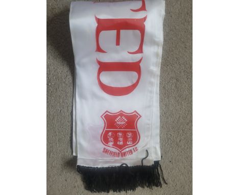 VINTAGE SHEFFIELD UNITED SILK SCARF