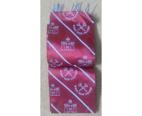 VINTAGE WEST HAM UNITED SILK SCARF