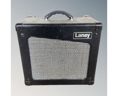 A Laney Cub 10 guitar amplifier. 