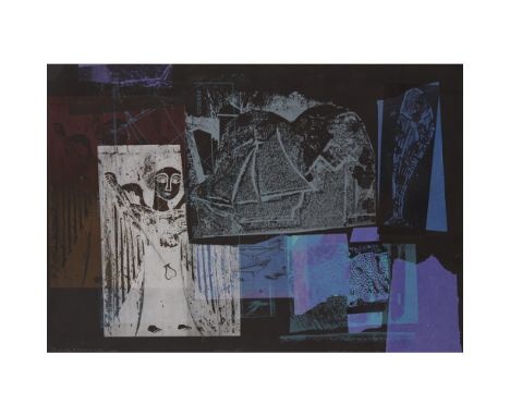 [§] ELSPETH LAMB R.S.A. (SCOTTISH B.1951)NEVER TRY AND KNOCK ON ROTTEN WOOD Unique, signed and inscribed with title and dated