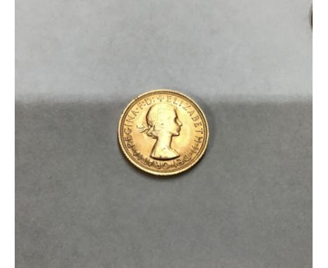 Elizabeth II 1968 Brilliant Uncirculated Bullion Sovereign.