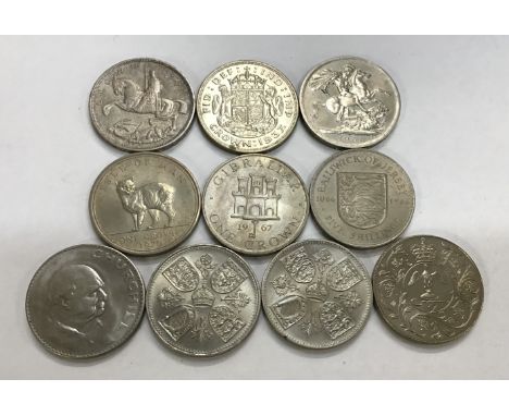 Collection of British Crown&rsquo;s includes 1935 George V Silver Jubilee, 1937 George VI (last Silver Crown), 1951 Festival 