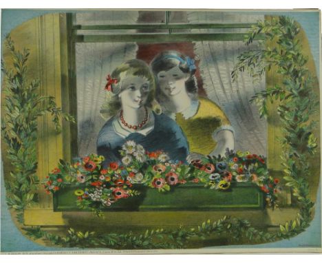 Barnett Freedman
a Lyons lithograph, The Window Box, 3rd series no. 12, i 28.5" x 38.5", unframed.