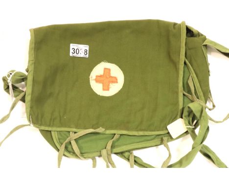 Vietnamese Vietcong Red Cross satchel. P&amp;P Group 1 (£14+VAT for the first lot and £1+VAT for subsequent lots) 