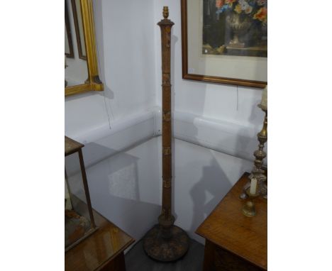 A highly ornate standard lamp