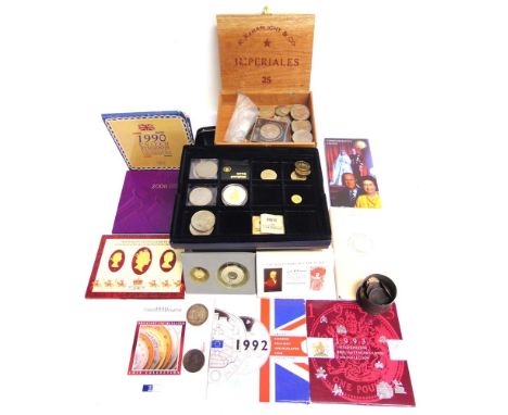 GREAT BRITAIN - ASSORTED COINAGE  comprising Elizabeth II (1952-) Brilliant Uncirculated Coin Collections, 1990, 1991, 1992 &