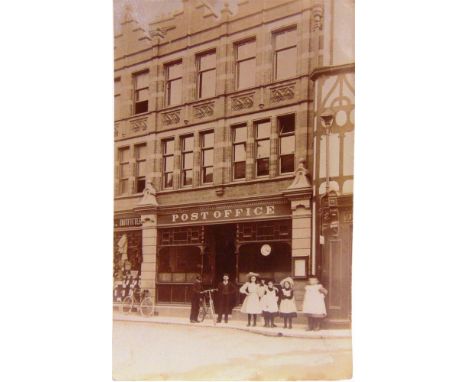 POSTCARDS - ASSORTED  Approximately 325 cards, comprising real photographic views of Denbigh Post Office shop front; the Old 