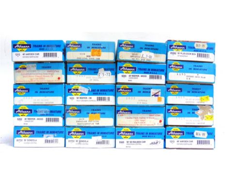 [HO GAUGE]. TWENTY ATHEARN NORTH AMERICAN OUTLINE WAGON KITS  each boxed.