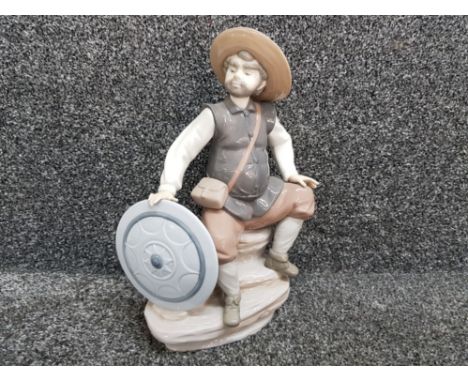 Rare Nao by lladro figure 1256 sancho panza, height 29cm