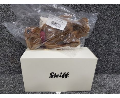 Steiff Bear 663383 limited edition 2011 "medal bear" with original box &amp; still sealed in original packaging