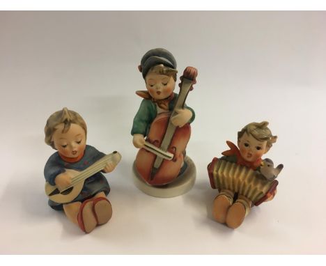 Hummel Figurines: 'Sweet Music', 'Let's Sing' &amp; 'Joyful' (3) 