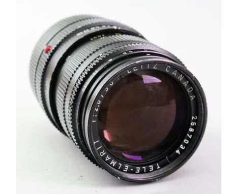 Leitz Canada, Tele-Elmarit, 1:2.8/90mm lens, no.2587034.