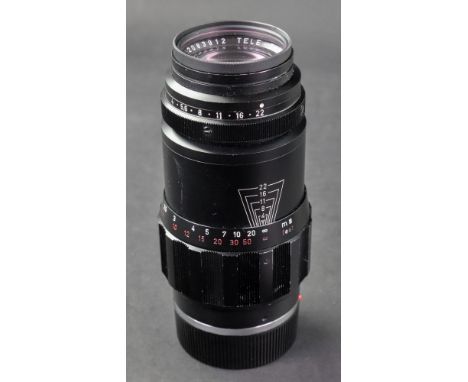 Leitz Wetzlar, Tele-Elmar, 1:4/135, lens, no. 2083912.