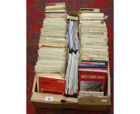 A good collection of Ordnance Survey Maps to include foreign examples.