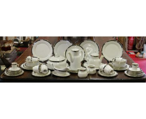 A Royal Doulton Vogue Enchantment part tea/dinner service (approximately sixty pieces).
