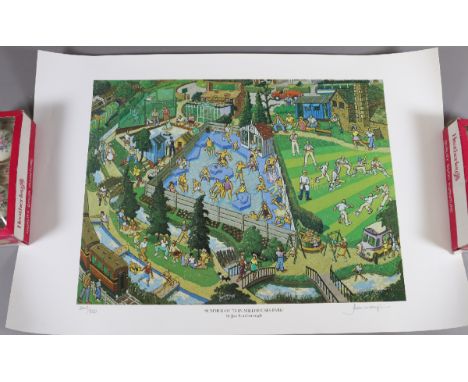 A boxed Joe Scarborough Limited Edition print 'Millhouses Park, Sheffield'.