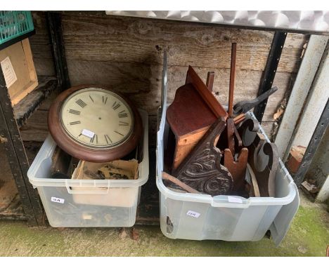 Shelf of clock parts