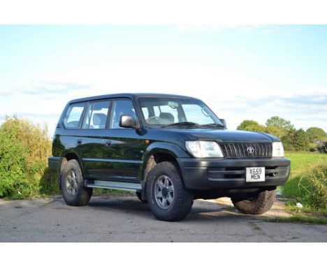 Registration No: X659 MEN Chassis No: JT111GJ9500136384 MOT: September 2022Only three owners from newUK-supplied exampleSubje