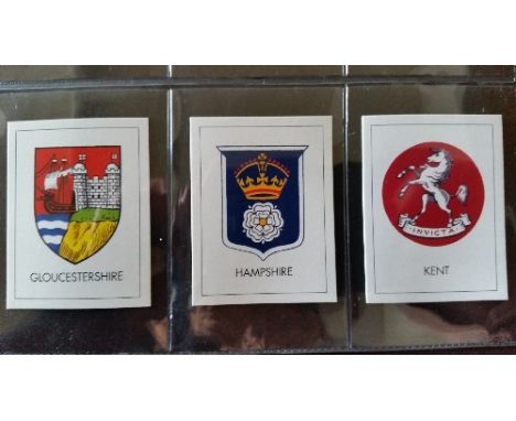 COUNTY PRINT SERVICES, cricket, complete (8), large & premium sizes, in modern album, EX to MT, 195*