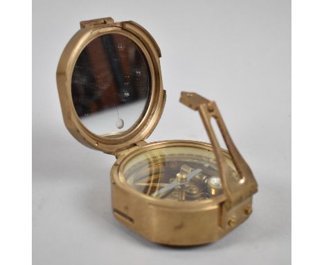A Reproduction Brass Prismatic Compass as was made by Stanley of London 