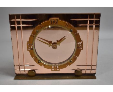 A Mid 20th Century Mantle Clock with Four Jewel 8 Day Movement, In Need of Attention, 20cm Wide 