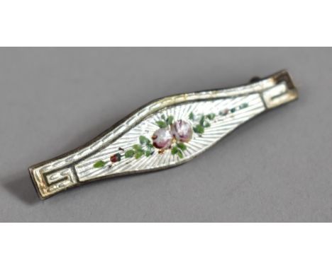 A Silver and Enamel Brooch by Charles Horner, Chester 1913 