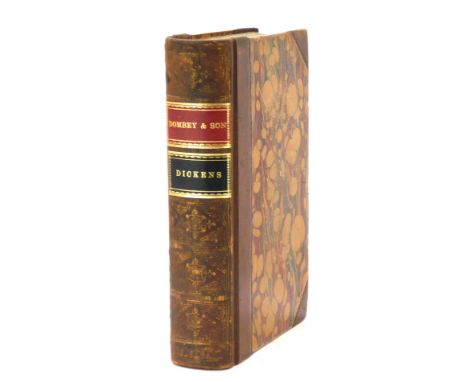 Dickens (Charles). Dealings with the Firm of Dombey &amp; Son, London, Bradbury &amp; Evans 1848, first edition, stencilled l