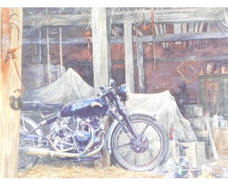 After Roy Barratt. Dream Vincent, limited edition print, 121/500, signed in pencil to margin, 37cm x 43cm, framed and glazed.
