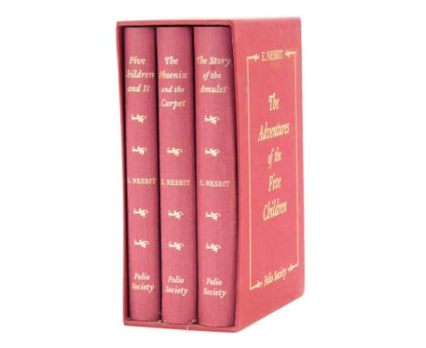 Nesbit (E). The Story of Amulet, The Phoenix and the carpet, Five Children and It, three volumes in slip case published by Th